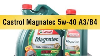 Моторное масло Castrol Magnatec 5w40 A3B4 [upl. by Tace]