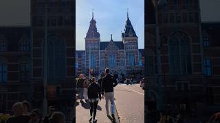 Rijksmuseum in Amsterdam Netherlands dedicated to Dutch Arts amp History travel holiday amsterdam [upl. by Ibbed252]