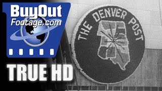 HD Historic Stock Footage DENVER POST OPENS NEW BUILDING 1950 [upl. by Comyns]