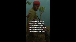 ONU confirma el apoyo de Uganda y Ruanda al grupo rebelde M23 del Congo [upl. by Nylave]