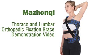 Mazhonqi Thoraco and Lumbar Orthopedic Fixation Brace [upl. by Aihsenyt161]