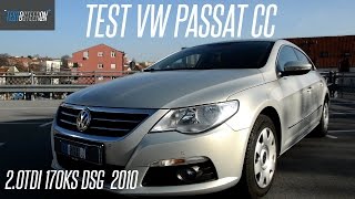 TEST VW PASSAT CC 20TDI 170KS DSG 2010 [upl. by Yahsal]