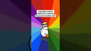 Coloque a BOCA onde SAI o SOM do CELULAR e DIVIRTASE shorts shortsviral [upl. by Areic]