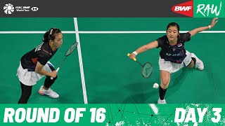 YONEX Taipei Open 2024  Day 3  Court 3  Round of 16 [upl. by Lehman59]