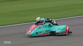 British Sidecar Championship 2023 Round 5 Thruxton  Race 1 [upl. by Tri]