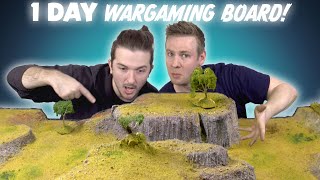 We made this EPIC Wargaming Table in 1 DAY [upl. by Cath770]