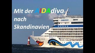 Mit der AIDAdiva nach Skandinavien  Kreuzfahrt 2019 [upl. by Hnim]