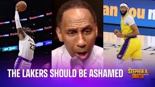 quotYou should be ashamed of yourselvesquot Stephen A on the Lakers [upl. by Hennessey]