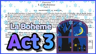 La Boheme  Act 3 Piano Accompaniment 라보엠 3막 반주 GPuccini [upl. by Godric]