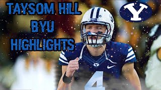 Taysom Hill ULTIMATE BYU Highlights [upl. by Ahsiekrats]