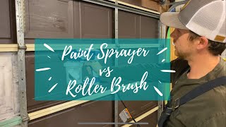 Paint Sprayer Vs Roller Brush [upl. by King390]