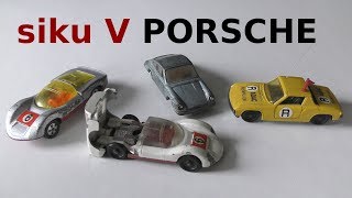 Siku V ZinkgussSerie PORSCHE 160 Modellautos 1963  1975 Sieper Lüdenscheid  4K Video [upl. by Assirrac]