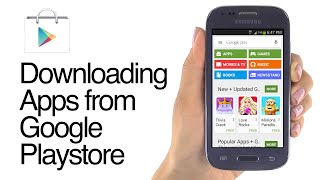 How to Download Apps on the Jitterbug Touch3 Smartphone [upl. by Aerdno]