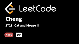 LeetCode 1728 Cat and Mouse II [upl. by Kirk]