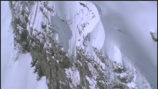 Skiers Snowboarders Falling Off Cliffs [upl. by Schlessinger334]