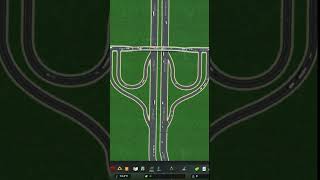 Partials Cloverleaf Interchange  Cities Skylines [upl. by Abert]