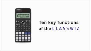 Ten Key functions of the Casio fx991EX Classwiz nonprogrammable scientific Calculator [upl. by Pudens]