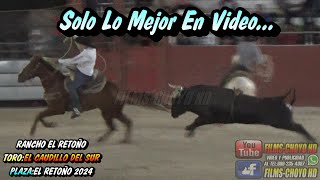 TORO EL CAUDILLO DEL SUR EN LA PLAZA DE TOROS EL RETOÑO 2024 [upl. by Eidur588]