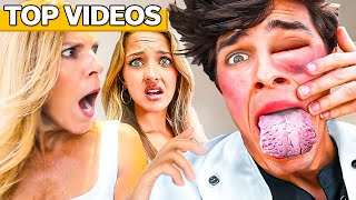 Best Family Pranks Ever  Brent Rivera [upl. by Alleunamme]