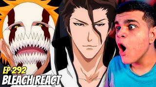 ICHIGO ENFRENTA AIZEN ASSISTINDO BLEACH PELA PRIMEIRA VEZ EP 292 REACT [upl. by Camille]