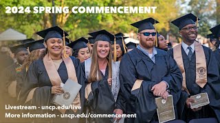 UNC Pembroke Graduate Commencement  Spring 2024 [upl. by Ahsined]