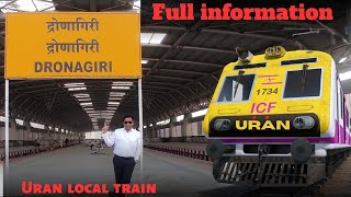 Uran train work update amp information  visit to Dronagiri station  क्या सचमे लोकल शुरुहोने वाली है [upl. by Avelin]