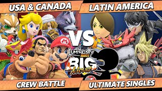 Luminosity Makes Big Moves 2024 CREW BATTLE  USA Vs Latin America  Smash Ultimate SSBU [upl. by Ytsirhc]