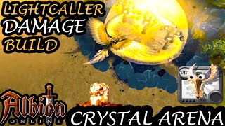 Lightcaller Shapeshifter Staff Damage Build  Crystal Arena CrystalSeason 21  Albion Online [upl. by Notgnillew]