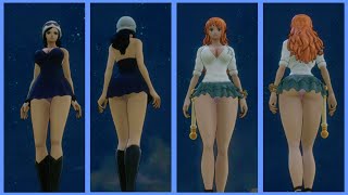 One Piece Odyssey  Nami Leaving Zou Outfit and Nico Robin Dressrosa [upl. by Ariahay]