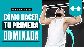 Cómo hacer tu PRIMERA DOMINADA  Dominadas NIVEL PRINCIPIANTE con Nordin Workout 🔥 [upl. by Loraine]