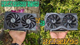 Nvidia GeForce RTX 2070 Super vs Nvidia RTX 3060 12gb  La mejor tarjeta gráfica Calidad Precio 2024 [upl. by Aicsile]