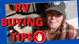 Quick Tips to Avoid Mistakes When Buying a Used RV [upl. by Dnomaid]