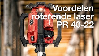 📢De volgende generatie Hilti roterende lasers is hier  de PR 4022 🔥 [upl. by Ayekam]