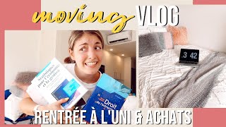 MOVING VLOG Apartment tour amp Ma Première Semaine à l’Uni [upl. by Anahoj]