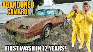 First Wash in 12 Years BARN FIND Camaro ft Robby Layton  Car Detailing Restoration [upl. by Johppa]