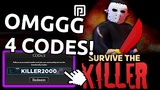 Survive the Killer MAY CODES UPDATE ALL NEW ROBLOX Survive the Killer CODES [upl. by Bacchus147]