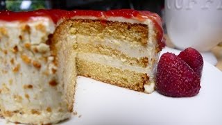 Lieblingsrezept  VanillecremeTorte  Recipe [upl. by Llertac]