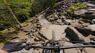 Saint Lary  MTB  Pyrenees  Schistaule trail  Trying local black tech [upl. by Proudman750]