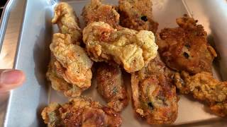 How to make Fried Oysters Oyster Poor Boy [upl. by Garik]