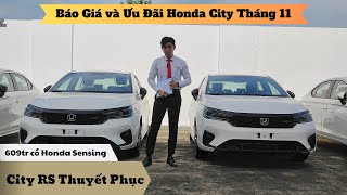 Review Honda City RS 2023  Báo Giá Honda City RS  Quốc Anh Honda [upl. by Pendergast]