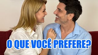 O QUE VOCÊ PREFERE COM EDU GUEDES l Ana Hickmann [upl. by Kcirdet]