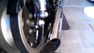 2005 Harley Davidson Sporty 1200c Baffle Removal [upl. by Iek]