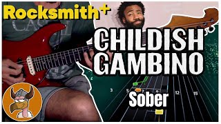 Sober  Childish Gambino  Rocksmith Lead Guitar [upl. by Anail155]