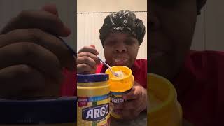 Cornstarch eating 🥣 [upl. by Petua]