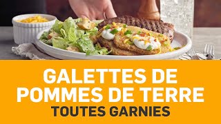 Les Fermes Cavendish  Comment faire des galettes de pommes de terre chargées [upl. by Aneladgam]