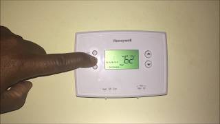 How To Easily Program a Honeywell Thermostat [upl. by Katzman]