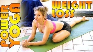 Beginners Power Yoga For Weight Loss  Total Body Workout  45 Minute Yoga Class [upl. by Gnoy]