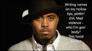 Nas  One Mic lyrics [upl. by Hanyaz287]