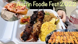 Austin Foodie Fest 2022  Lobster Roll Filipino Food and More [upl. by Aiekram]