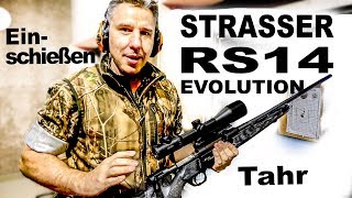 STRASSER RS 14 Evolution  Einschießen mit Sax KJG und Leica Magnus [upl. by Marissa]